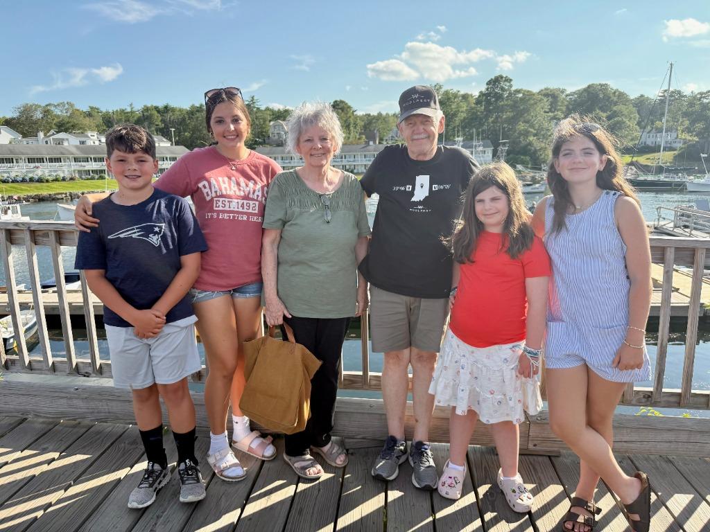 Gary Boyd family at the harbor